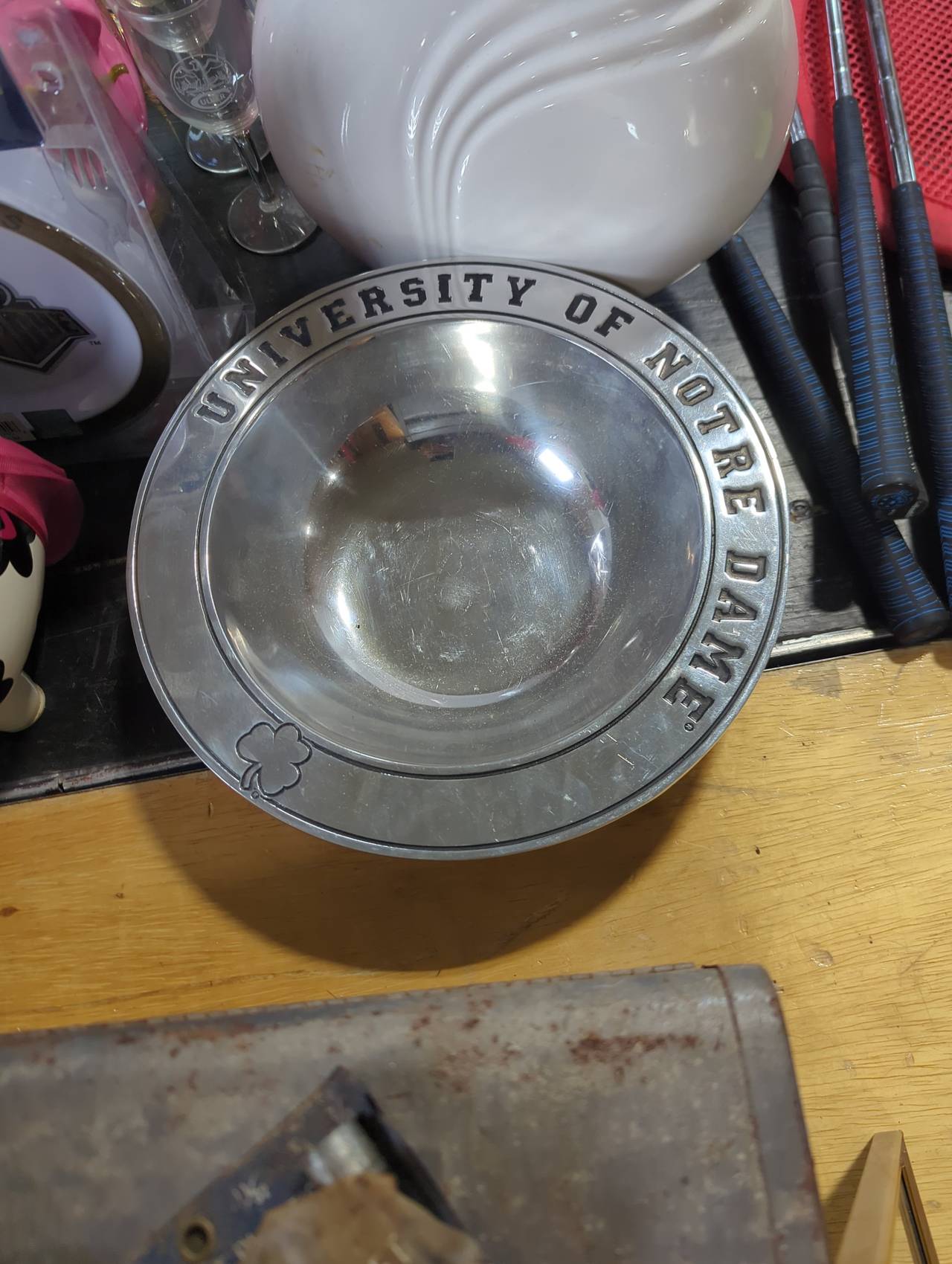 University of Notre Dame Pewter Bowl