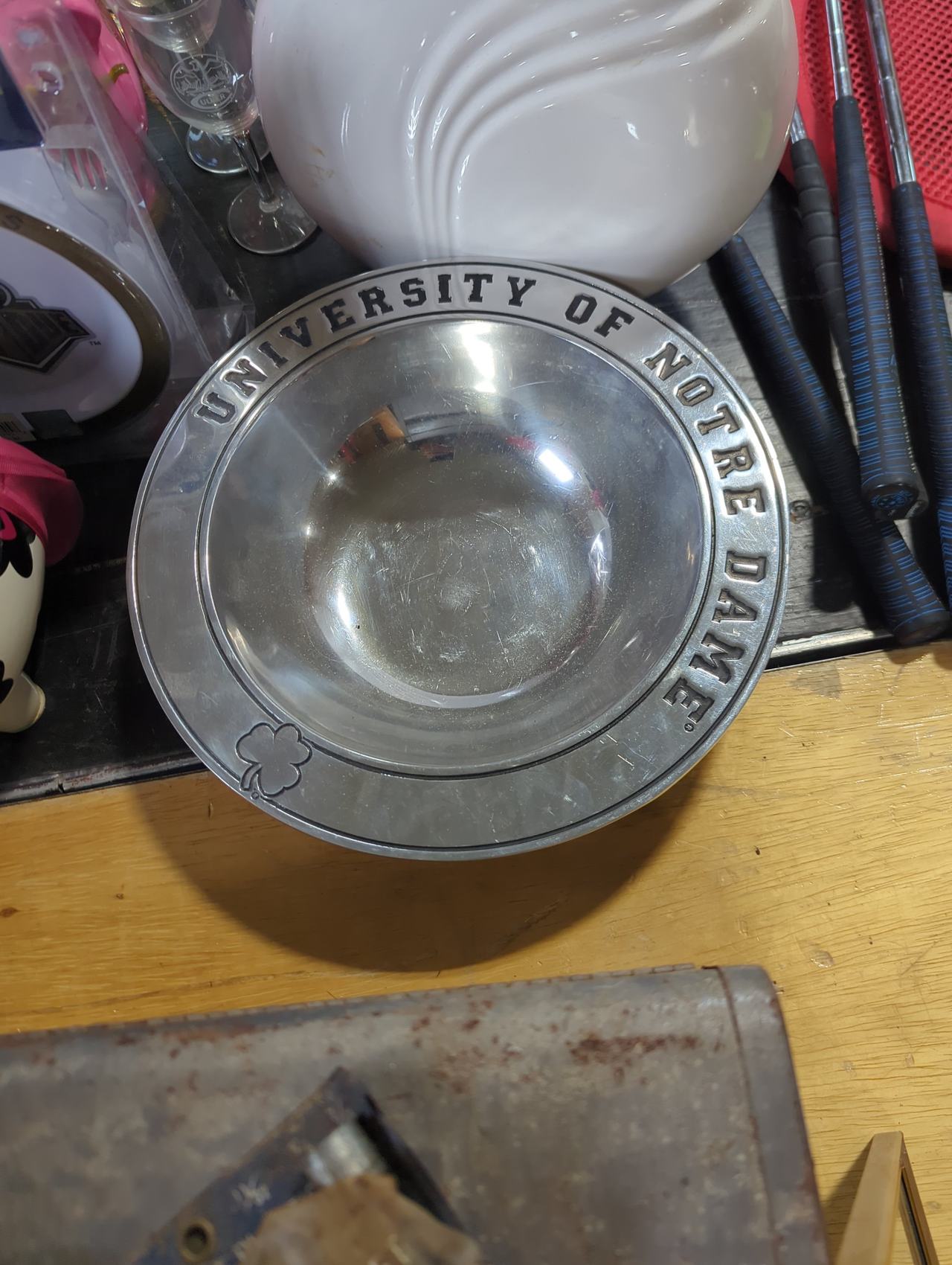 University of Notre Dame Pewter Bowl