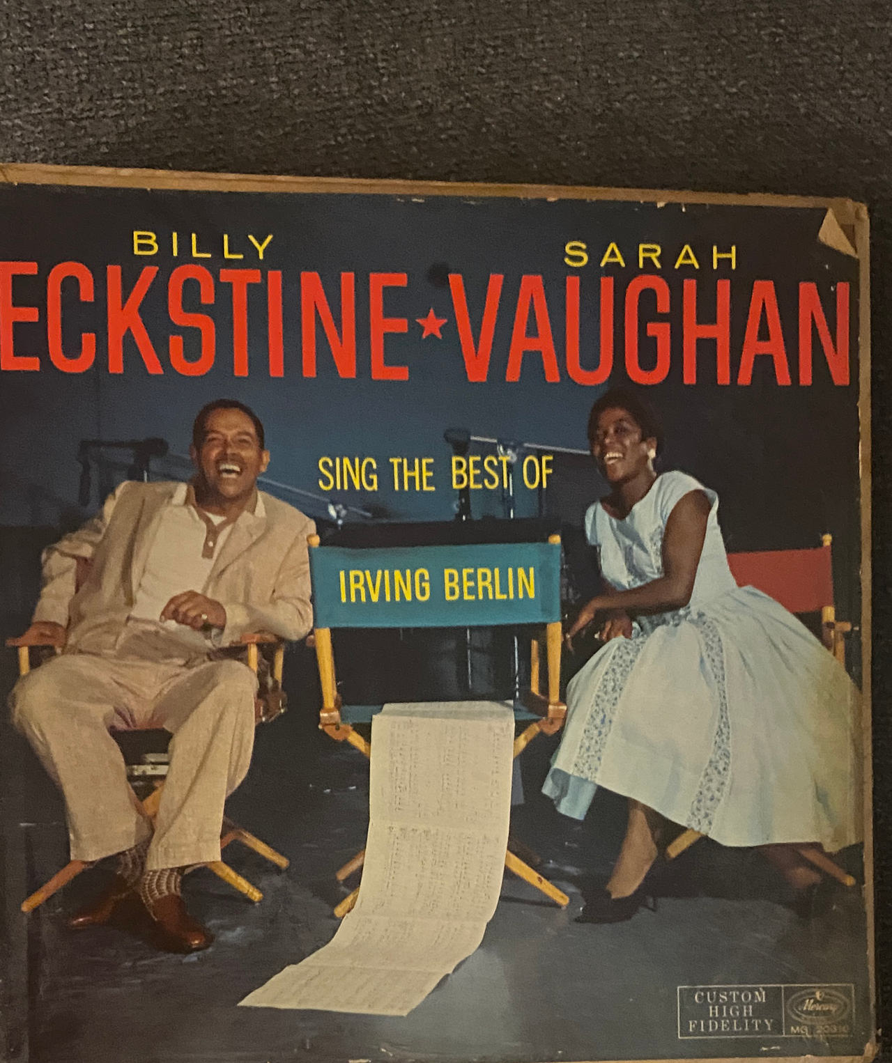 Billy Eckstine & Sarah Vaughan Sing the Best of Irving Berlin Vinyl LP