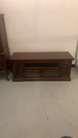 Wooden Media Console Cabinet - Image 6