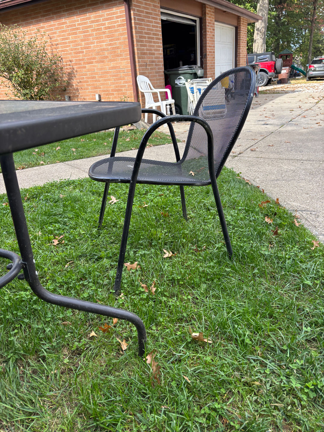 Metal Mesh Patio Chair