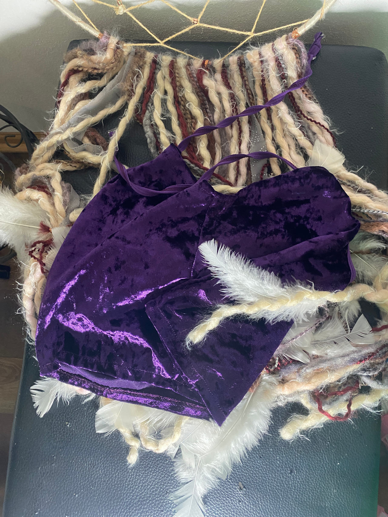 Purple Velvet Dress Up Blose