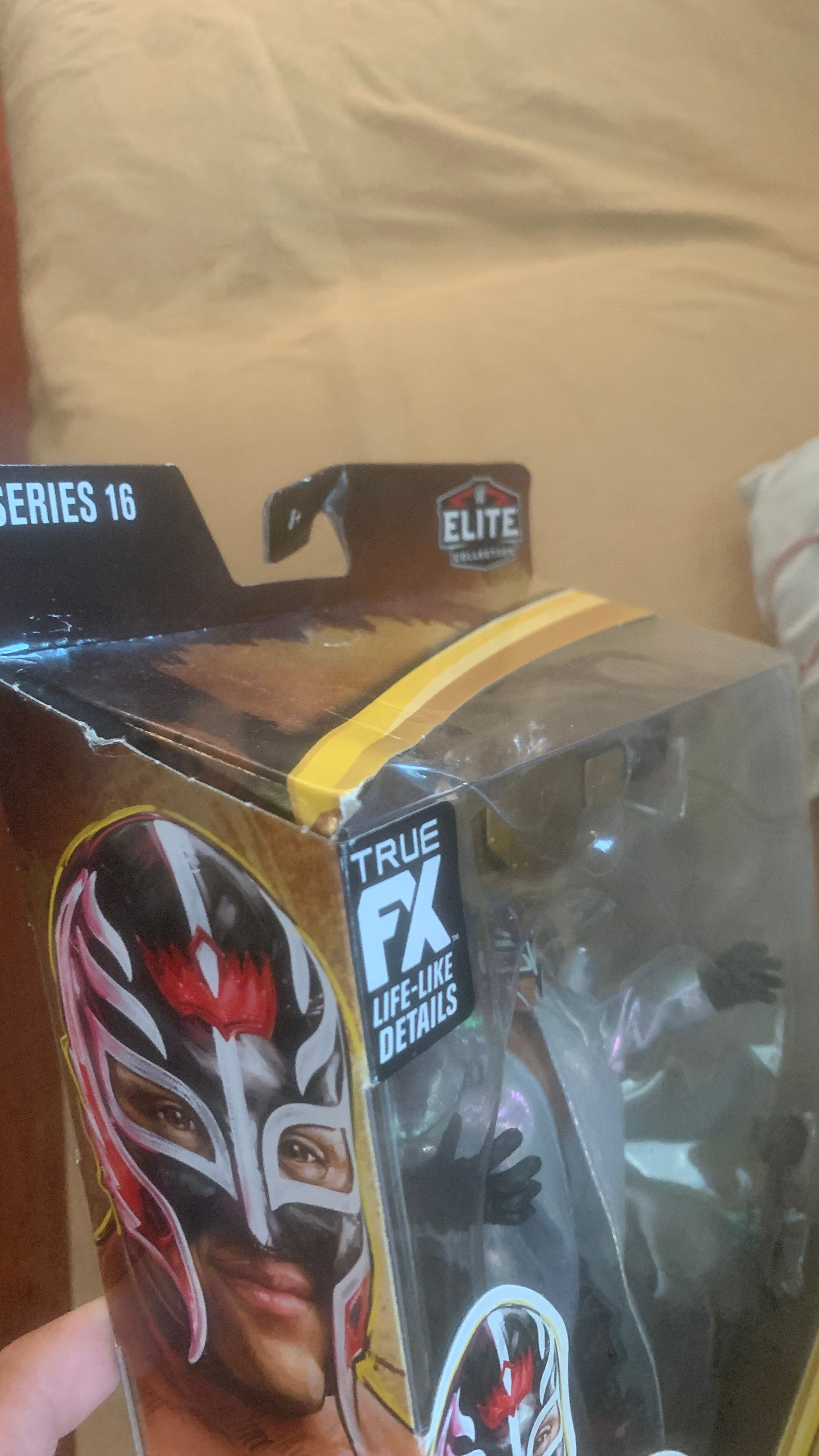 WWE Legends Elite Collection Rey Mysterio Action Figure**box has damage  - Image 2
