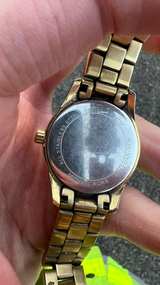 Michael Kors Gold-Tone Bracelet Watch (MKO-1045) – Silver Dial - Image 2