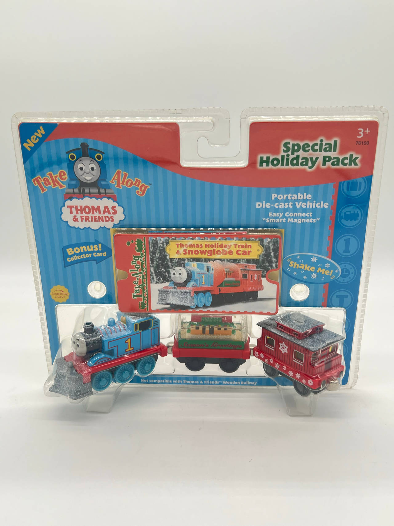 Thomas & Friends Take Along Special Holiday Pack 76150 New Sealed Snowglobe Car