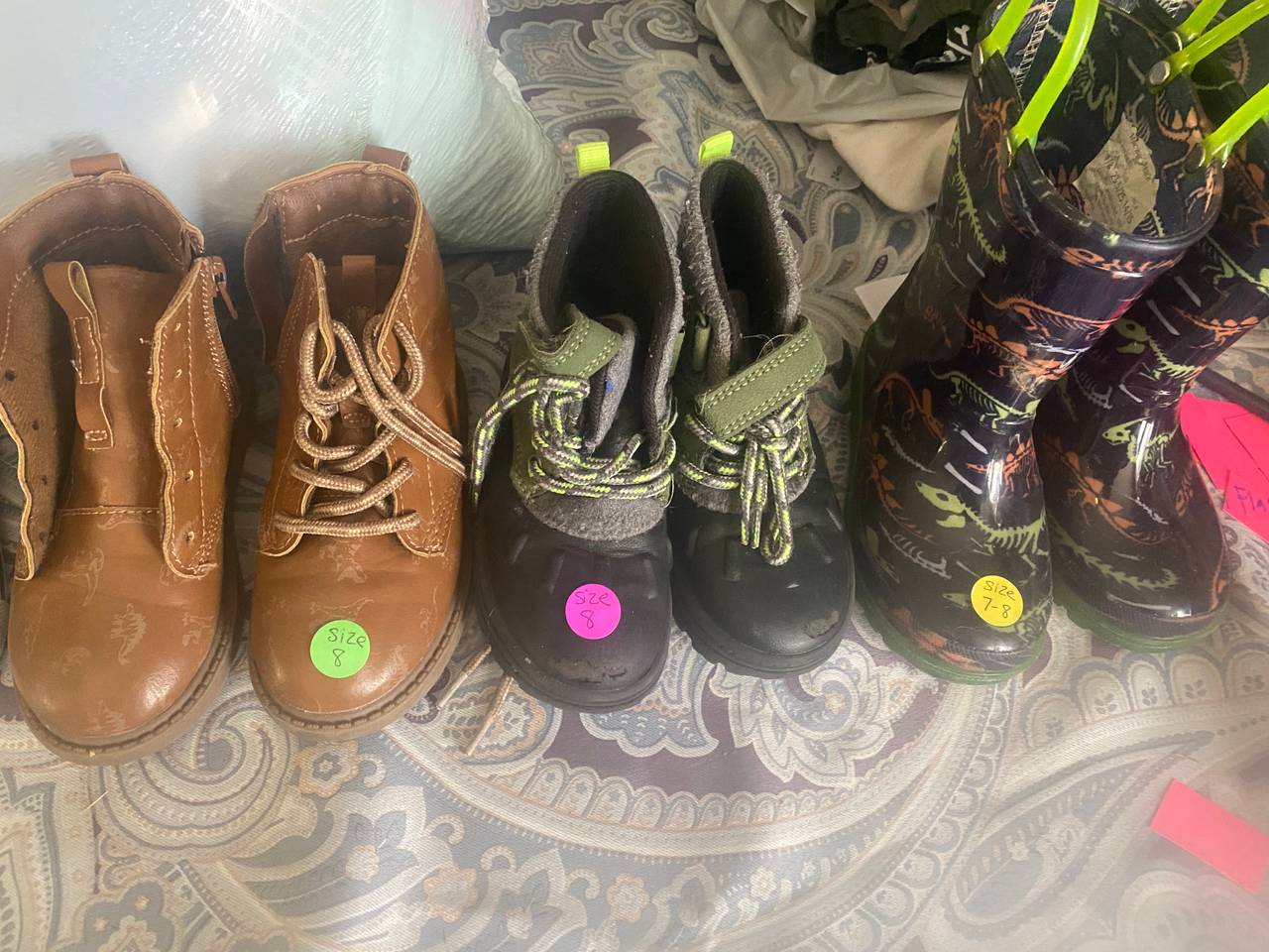 Kids Brown Leather Boots