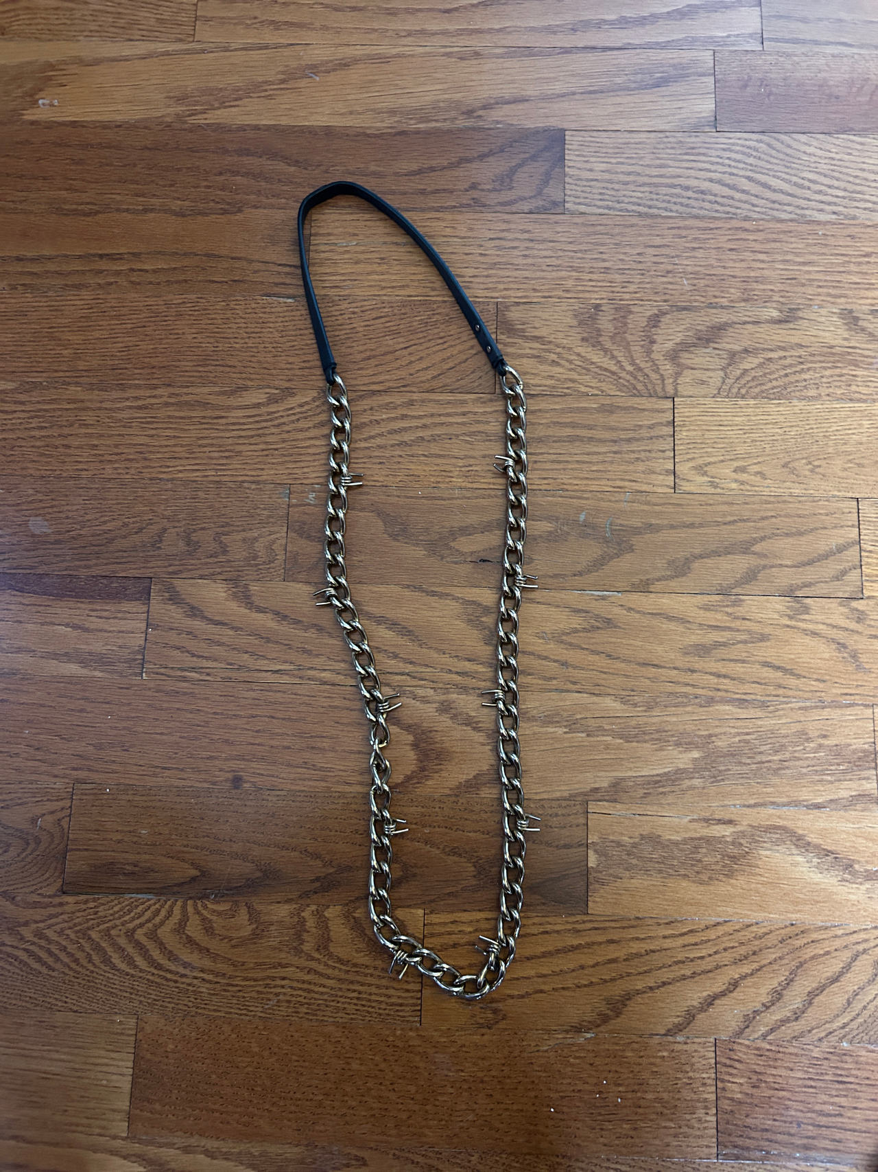 Burberry Barbed Wire Chain Necklace
