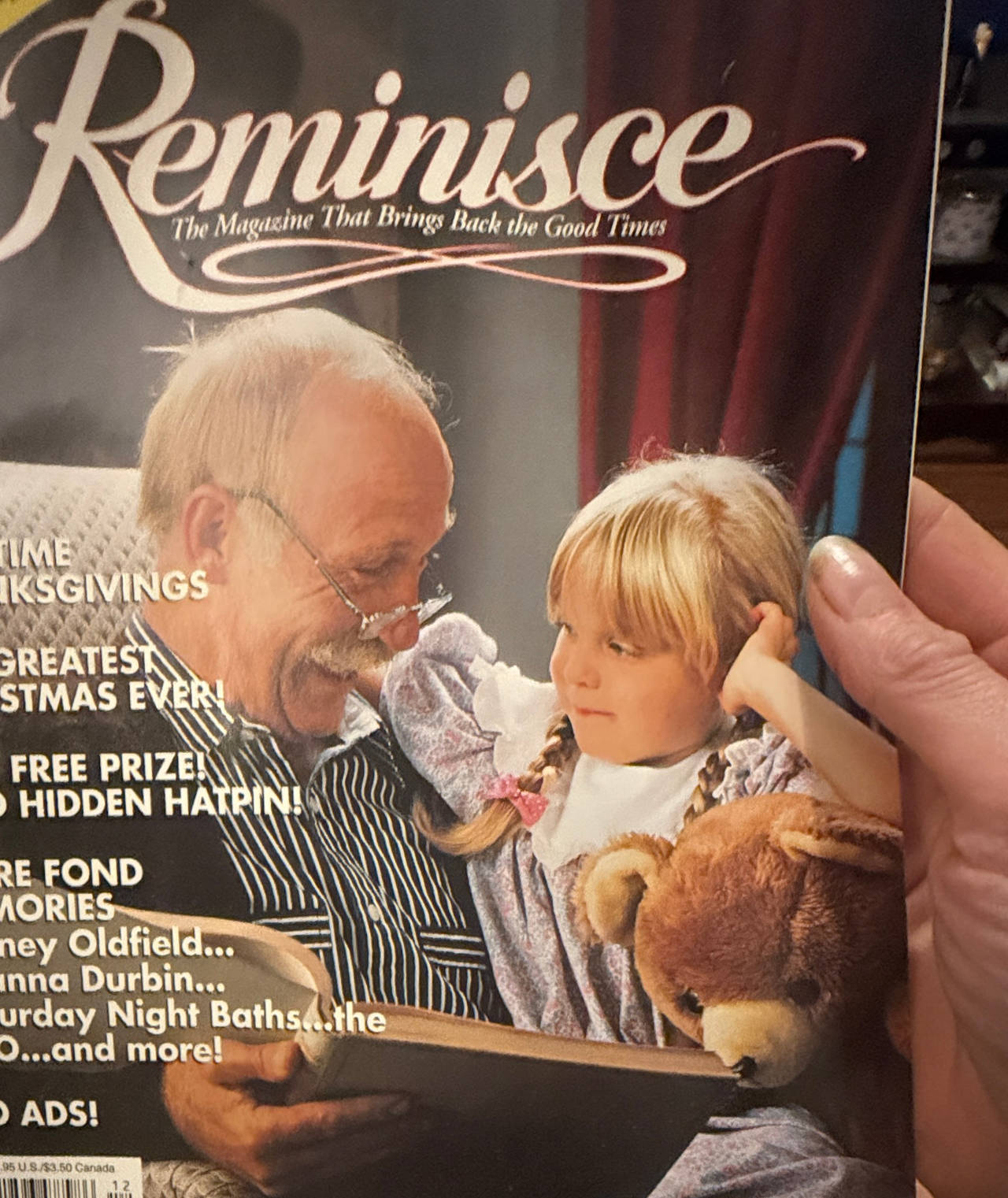 Reminisce Magazine November/December 1992