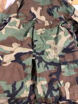 Vintage 1986 U.S. Army Woodland BDU Set Jacket & Pants Medium Regular Military - Image 4