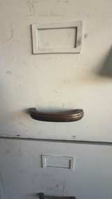 Vintage 4-Drawer Metal Filing Cabinet - Image 3