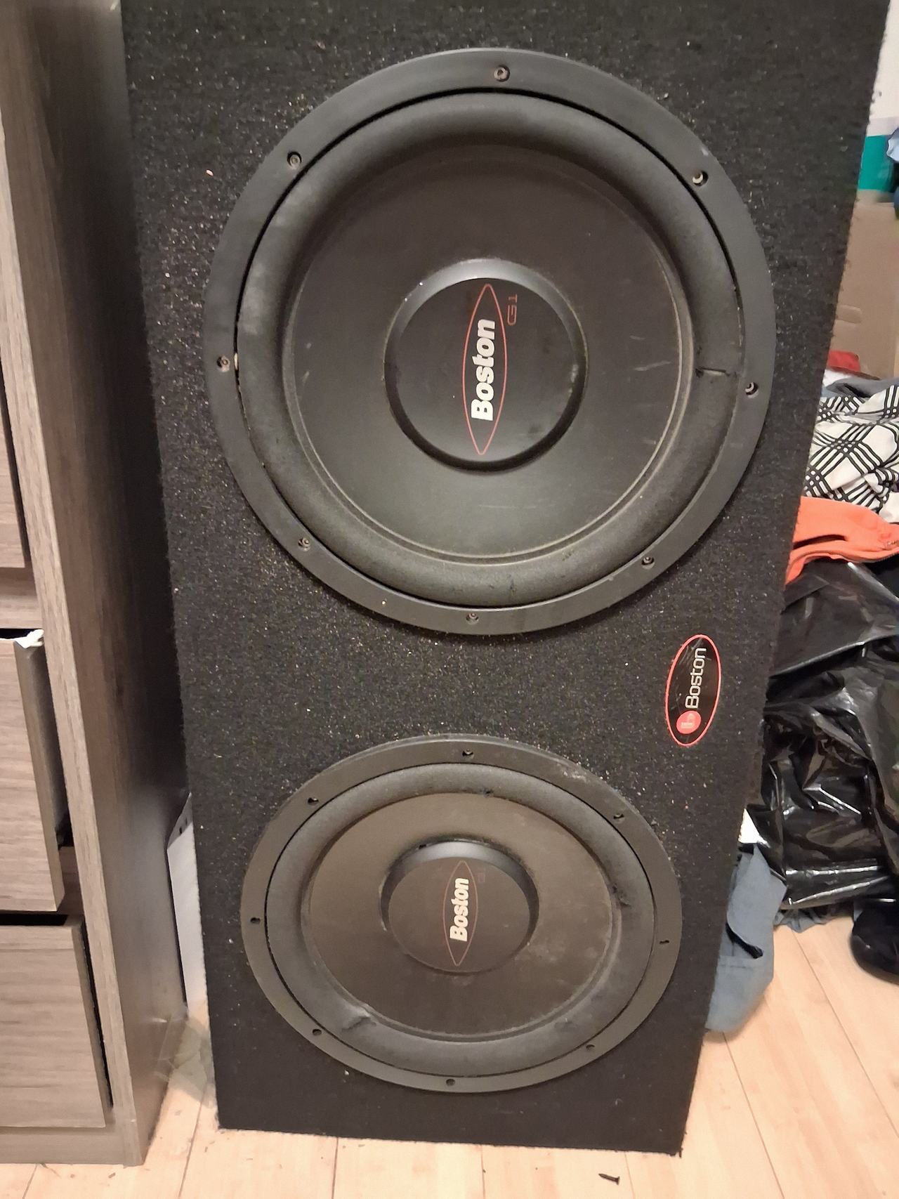 Boston Acoustics G1 12" Subwoofers in Enclosure