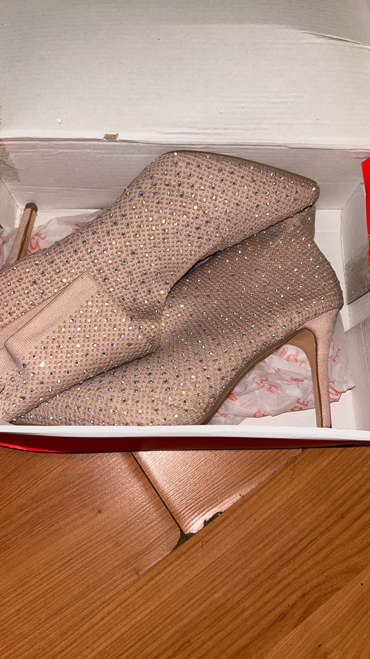 Rhinestone Sock Booties