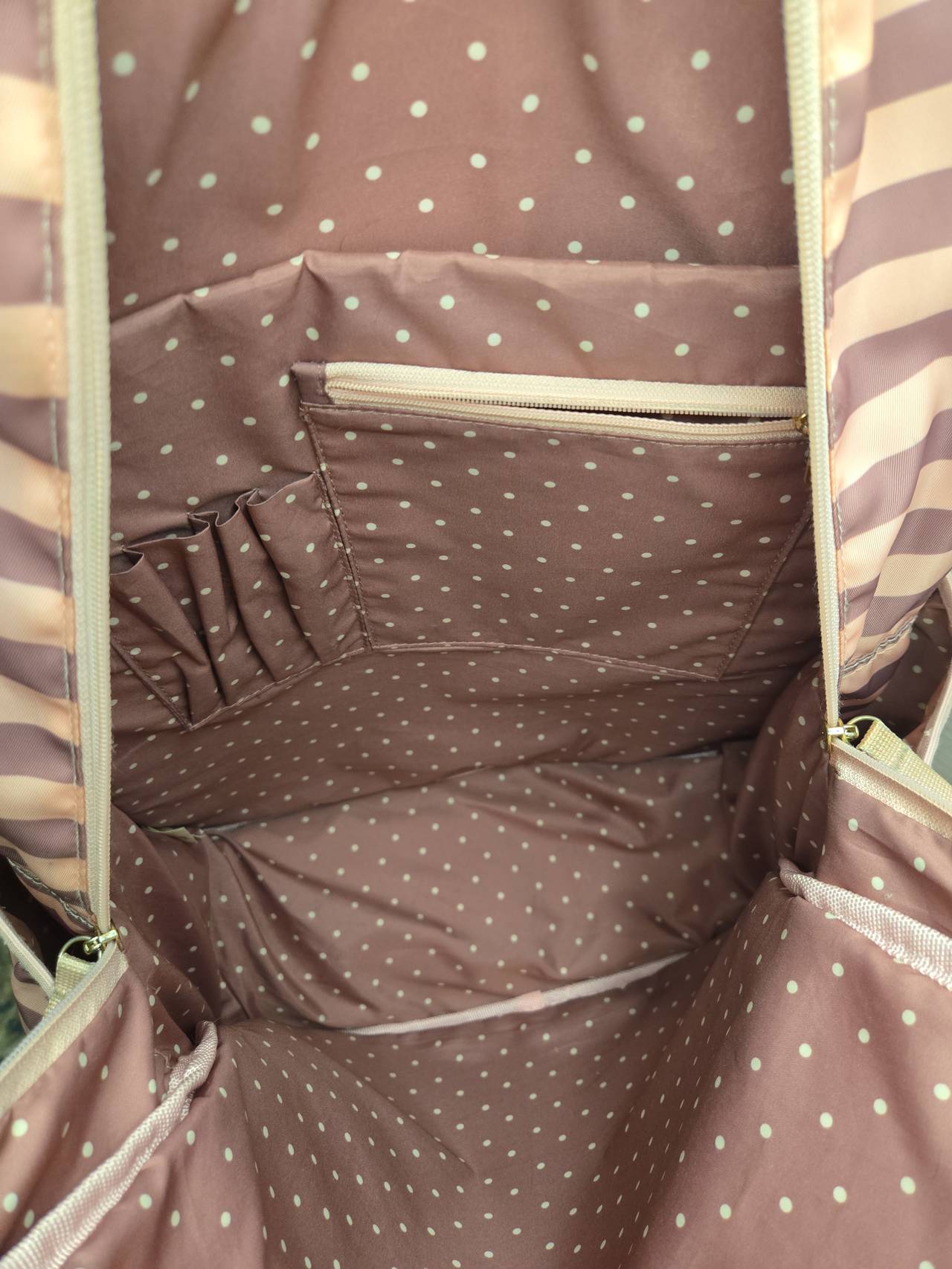 Matilda Jane Floral and Polka Dot Backpack