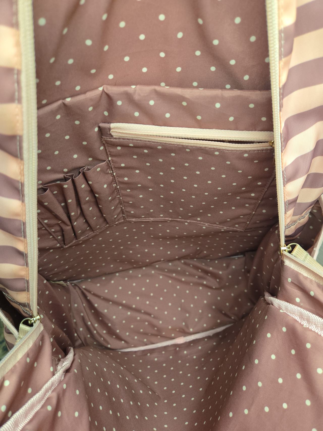 Matilda Jane Floral and Polka Dot Backpack