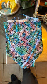Girls Mermaid Scale One Piece Swimsuit - Image 3