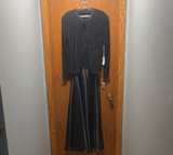 Two-Piece Formal Maxi Dress and Pleated Jacket Set - Image 2
