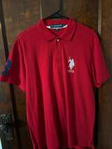 U.S. Polo Assn Red Polo Shirt Short Sleeve - Image 1