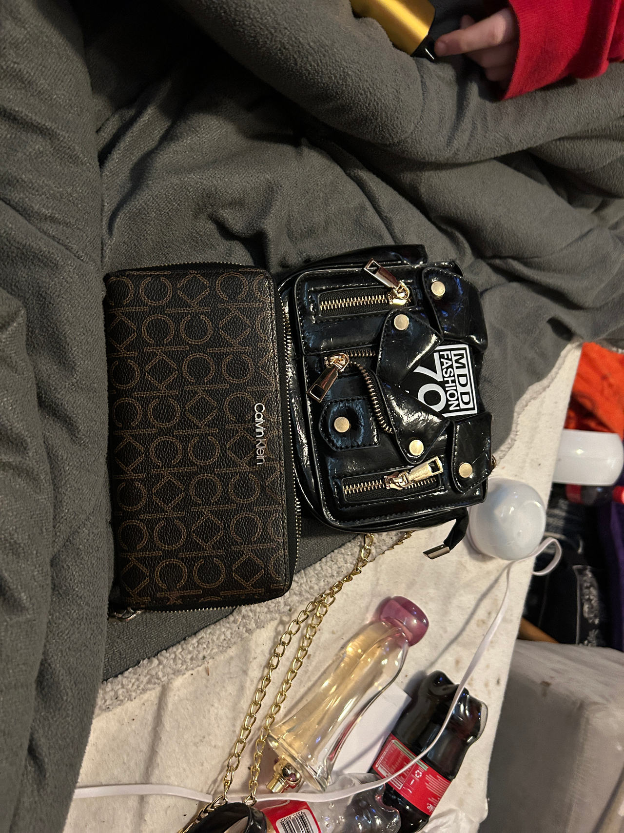 Calvin Klein Monogram Zip Wallet