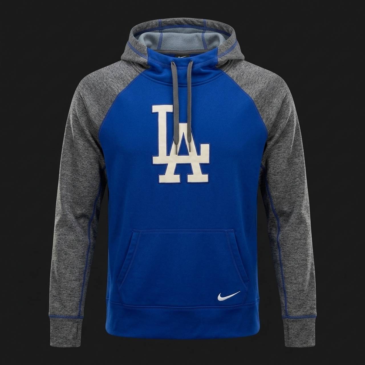 Nike boys Los Angeles Dodgers Therma-FIT KO Hoodie