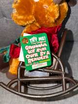 Dan Dee Grandma Got Run Over By Reindeer Plush Rocking Horse - Image 2