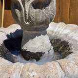 3-Tier Scalloped Concrete Garden Fountain - Image 1