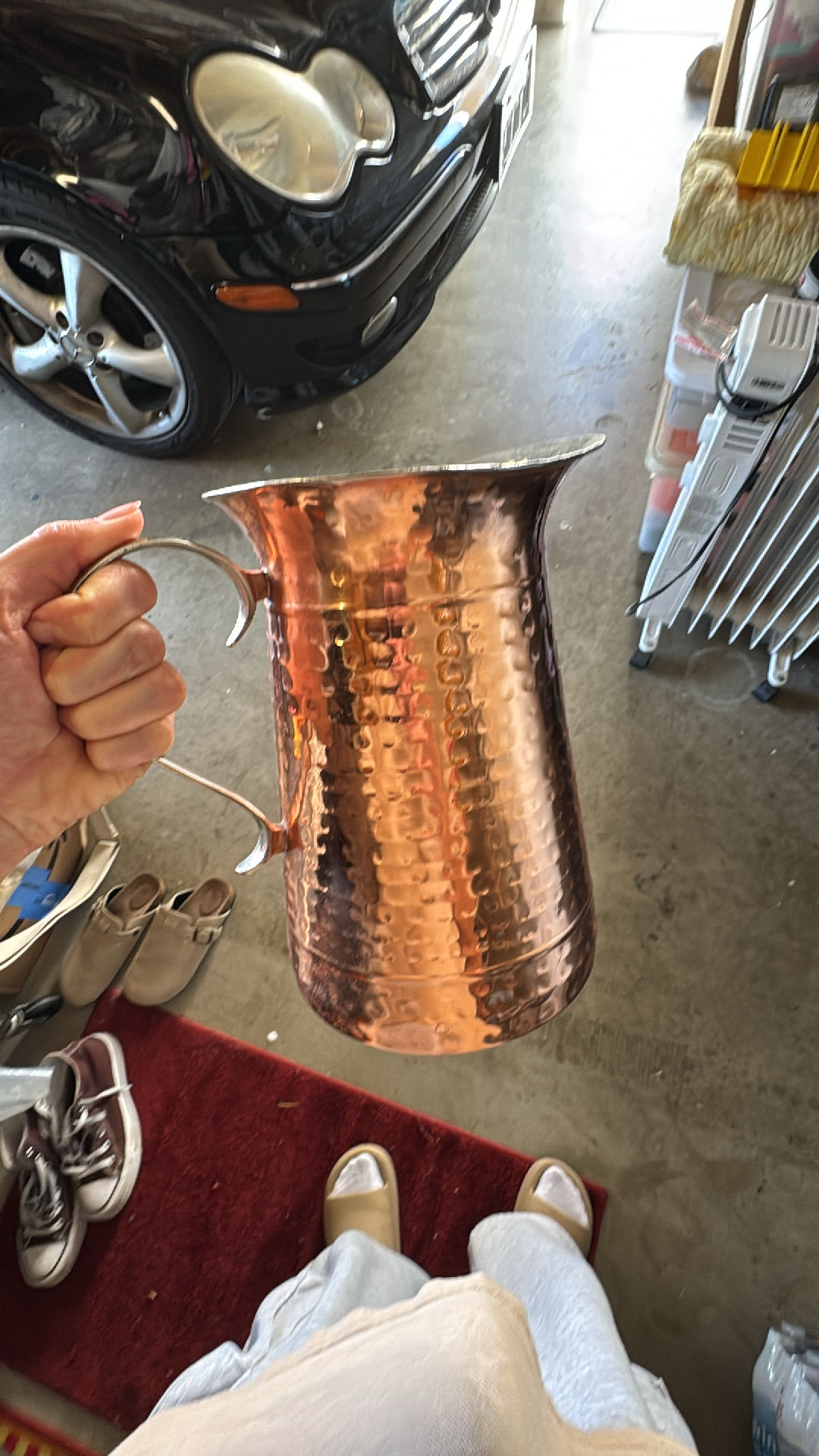 Hammered Copper Pitcher