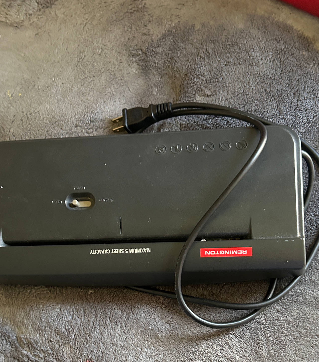 Remington 5-Sheet Paper Shredder Head