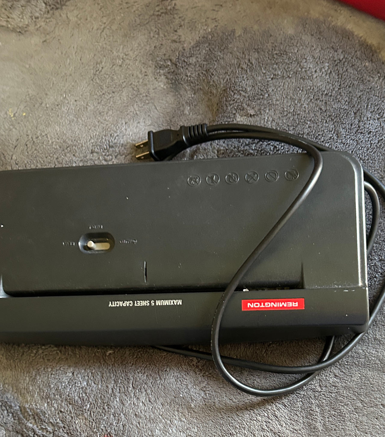 Remington 5-Sheet Paper Shredder Head