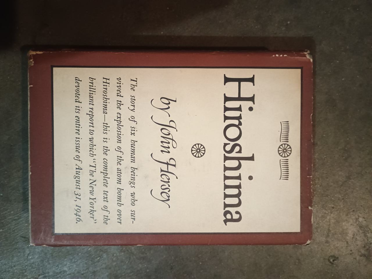 Hiroshima by John Hersey (1946 Hardcover)