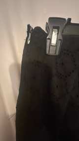 WilliSmith Black Eyelet Wide-Leg Pants - Image 6