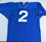 Vintage Champion Jai Alai Team Jersey Blue #2 / #29 Size L Game Used Style - Image 5