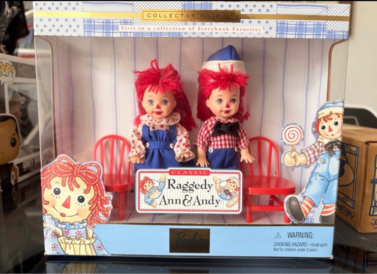 Barbie Raggedy Ann & Andy 1999 Collectible Dolls