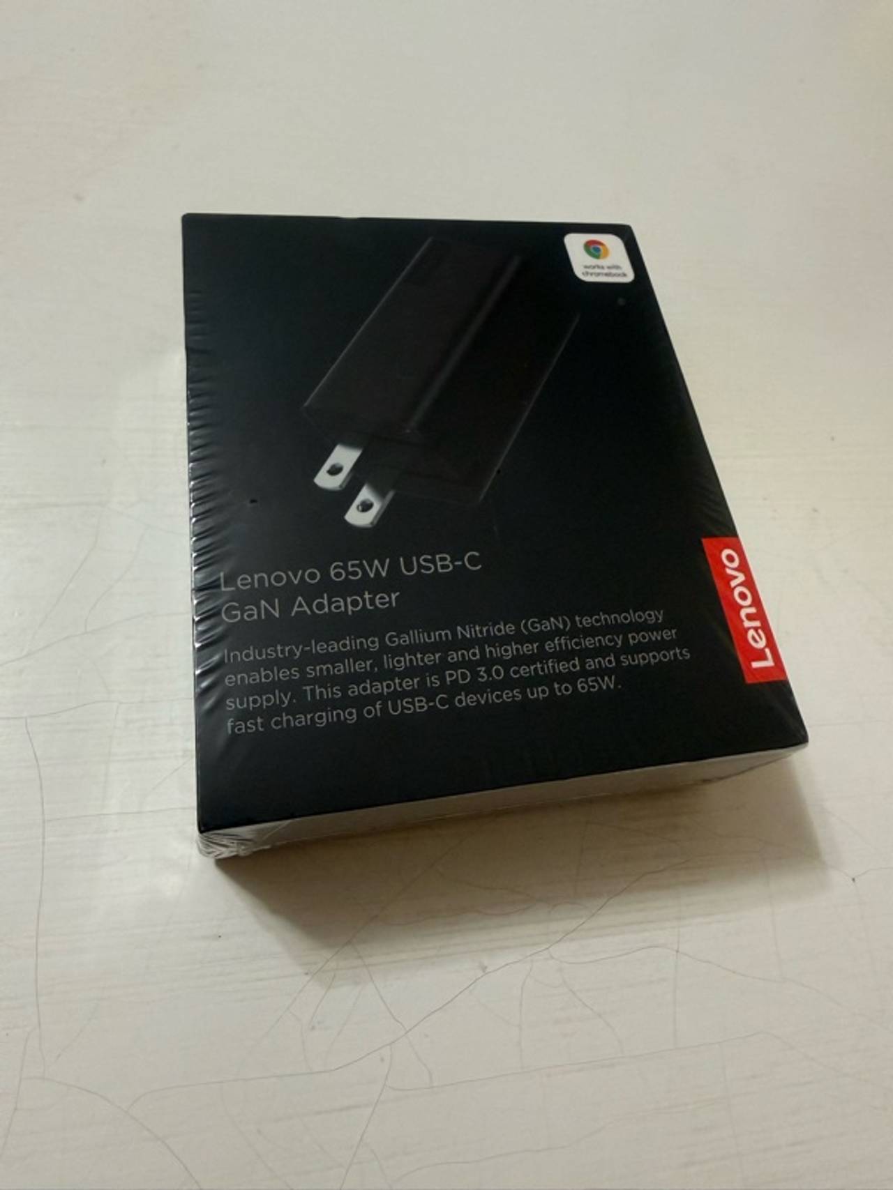 Lenovo 65W USB-C GaN Power Adapter Black