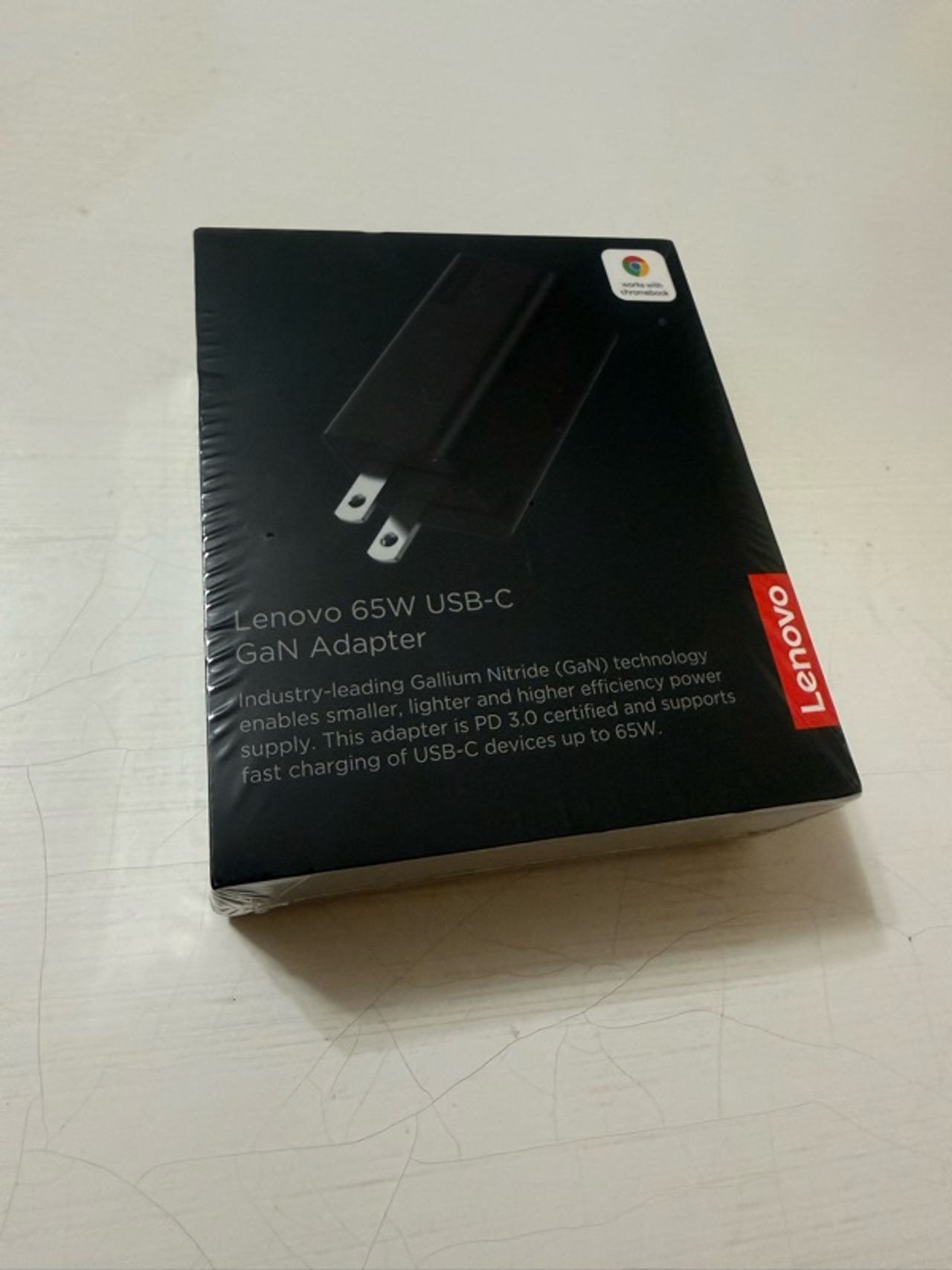 Lenovo 65W USB-C GaN Power Adapter Black