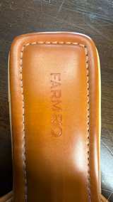 Farm Rio Monstera Leaf Leather Sandal size 10 - Image 3