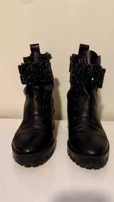 Karl Lagerfeld Pippa Black Crystal Embellished Boots -size 6.5 - Image 5