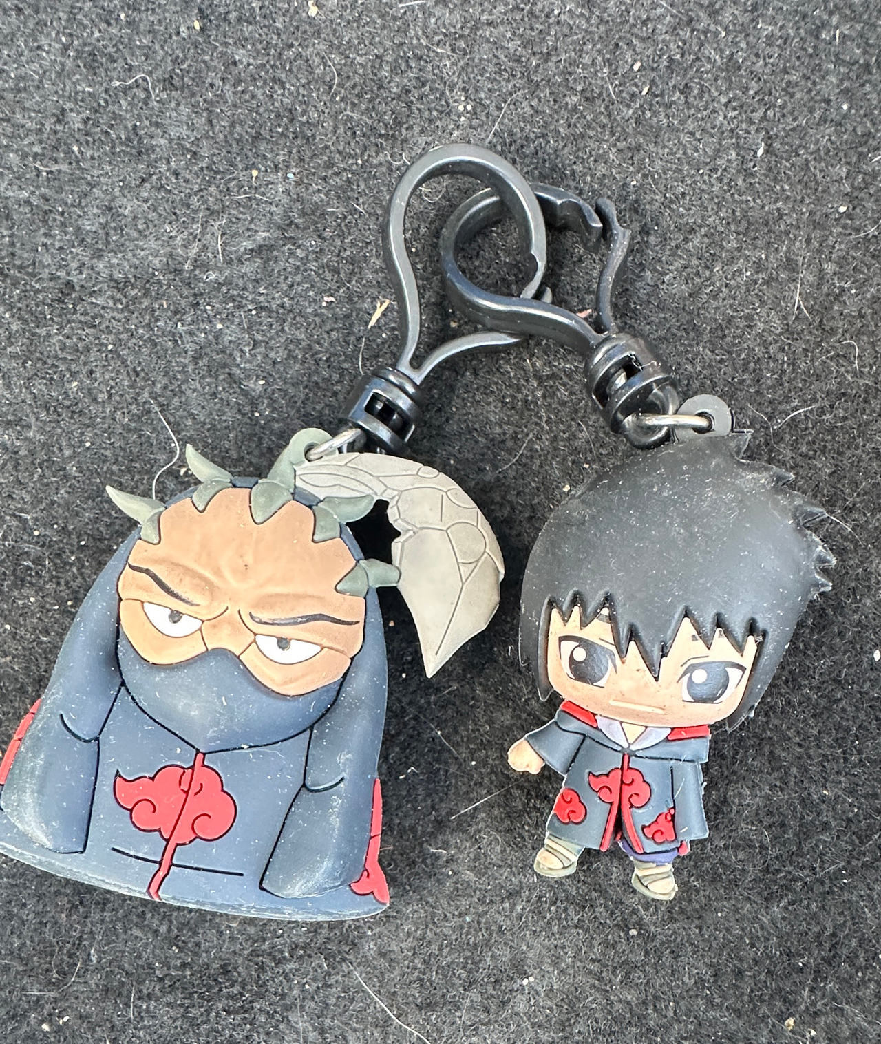 Naruto Shippuden Akatsuki 3D Foam Bag Clips