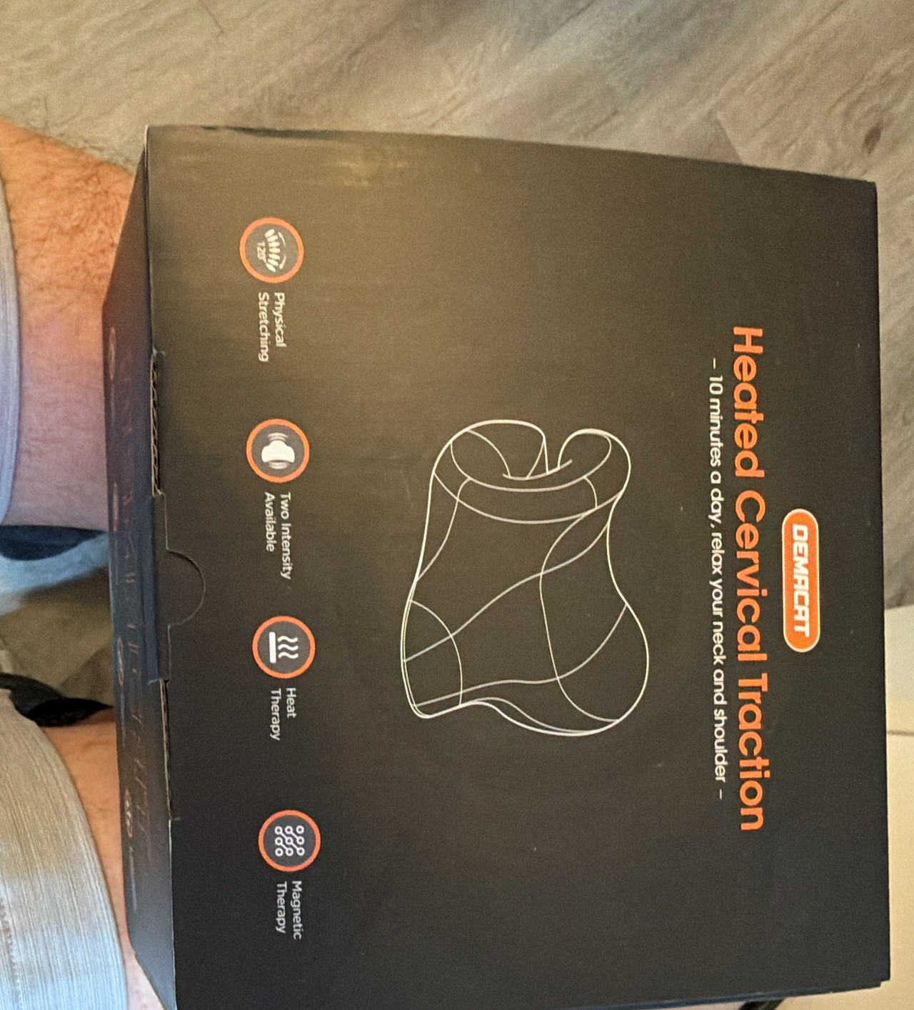 DEMACAT Heated Cervical Traction Device new