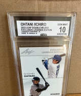 2023 Leaf Double Exclusive Legends Edition Shohei Ohtani / Ichiro Suzuki #ELE03 CCG 10 - Image 1