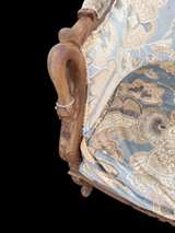 Vintage French Provincial Floral Bergère Chair - Image 2