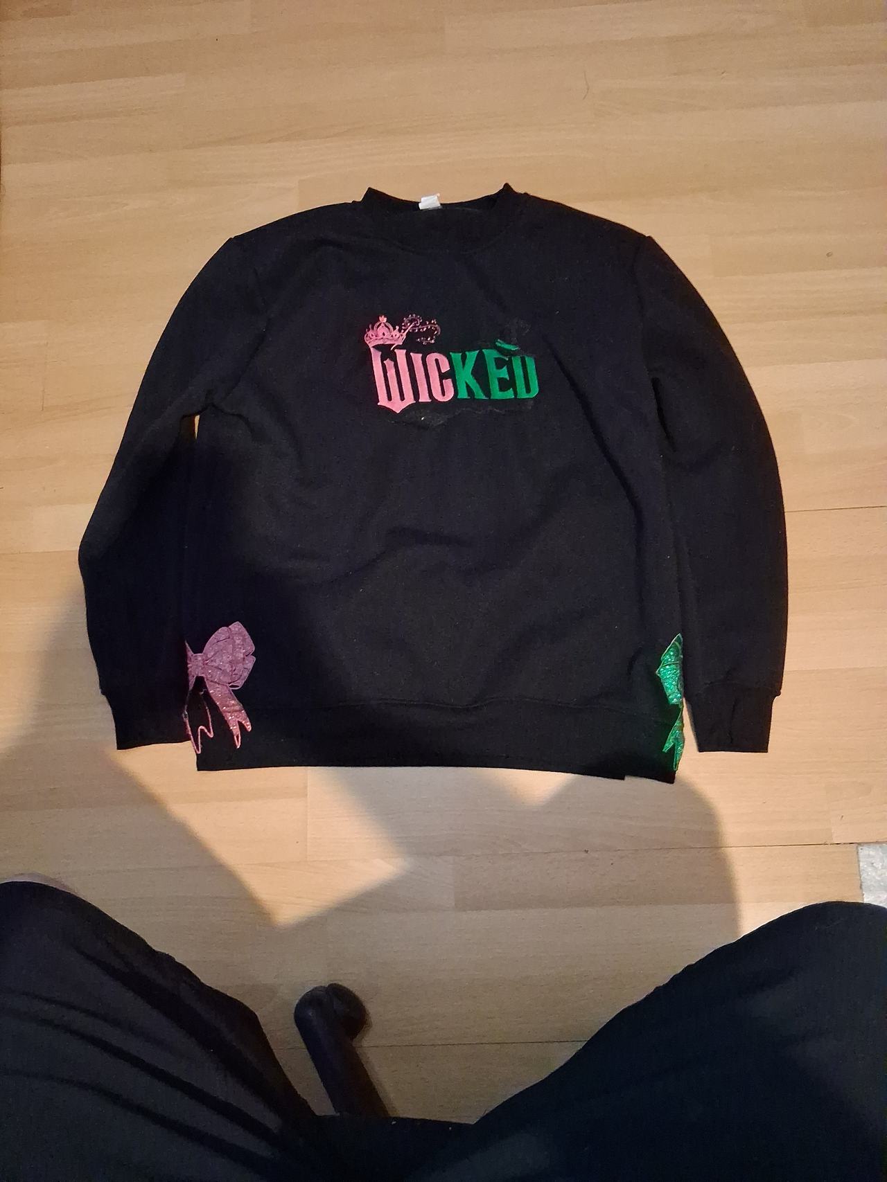Wicked the Musical Glitter Logo Sweatshirt