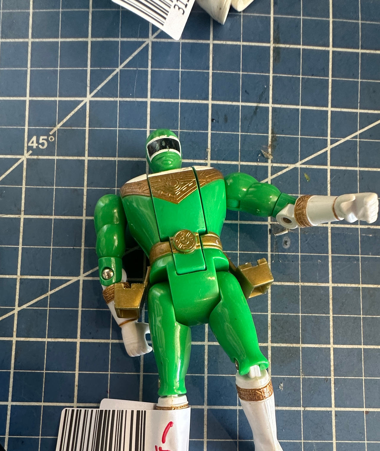 Power Rangers Mighty Morphin Zeo Green Ranger Action Figure 115