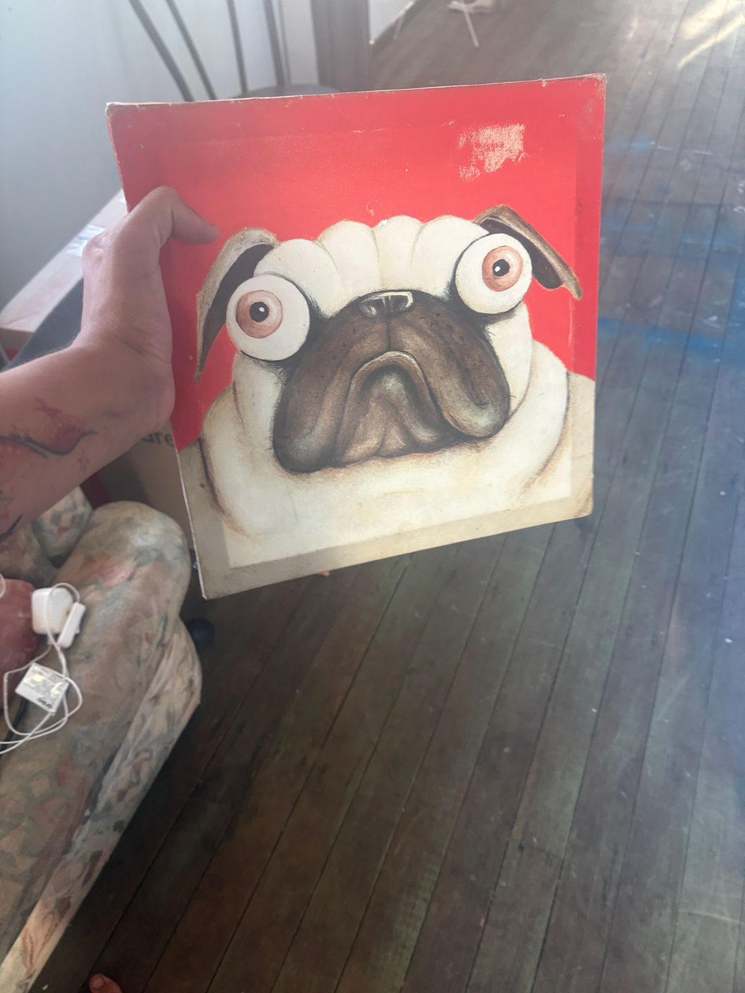 Pug Dog Art Print