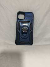 Apple iPhone 13 Pro Max Blue Slide Camera Cover Case - Image 1