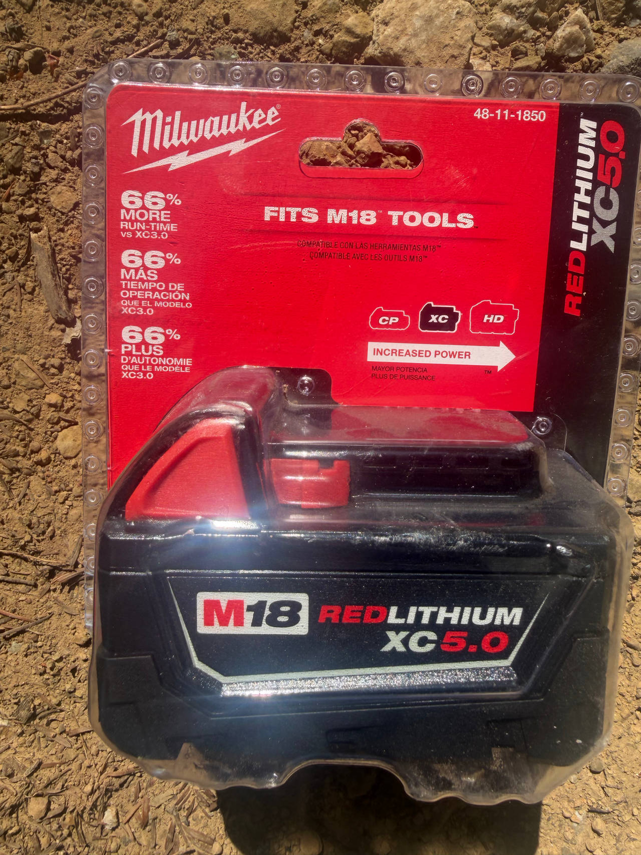 Milwaukee M18 REDLITHIUM XC5.0 Extended Capacity Battery Pack