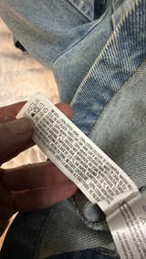 English Factory Collarless Denim Jacket - Image 5