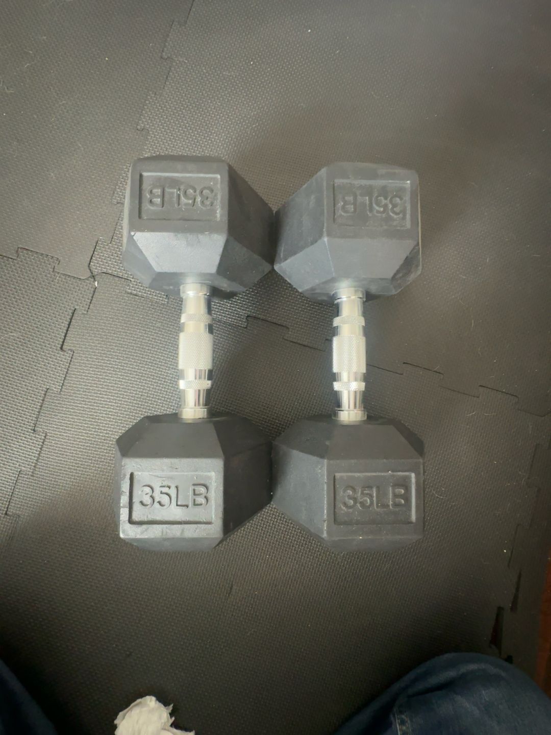 Rogue Fitness 35 lb Hex Dumbbell PAIR
