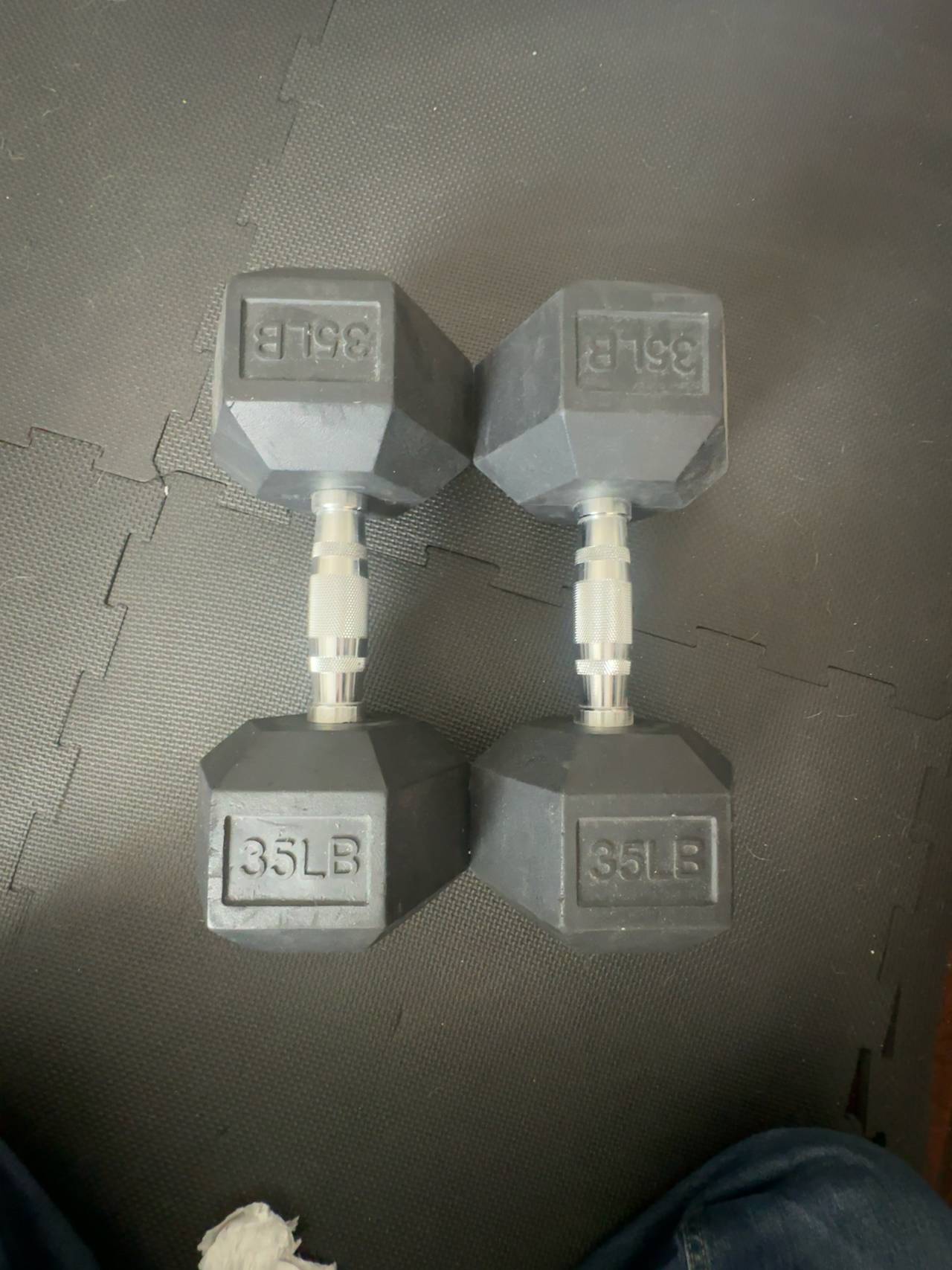 Rogue Fitness 35 lb Hex Dumbbell PAIR