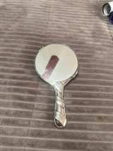 Antique Silver Hand Mirror - Image 2
