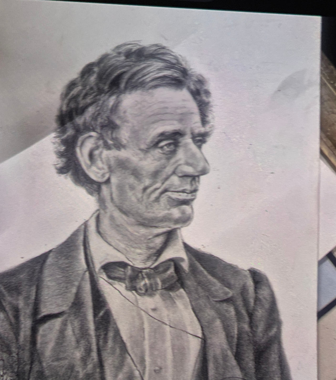 Abraham Lincoln Original Pencil Drawing